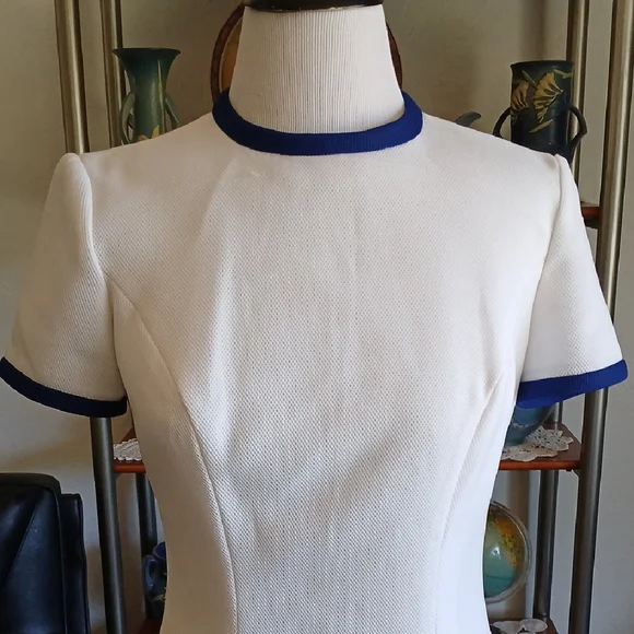 Lilli Ann Vinage 1960s Blue and white dress and jacket sets size S - Picture 7 of 13